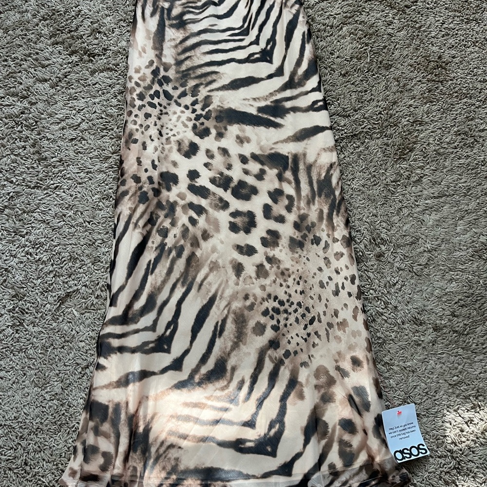 ASOS Animal Print Skirt